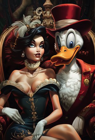 Пазл 500 элементов ФРЕЯ "Экстравагантная пара" PZL-500/56