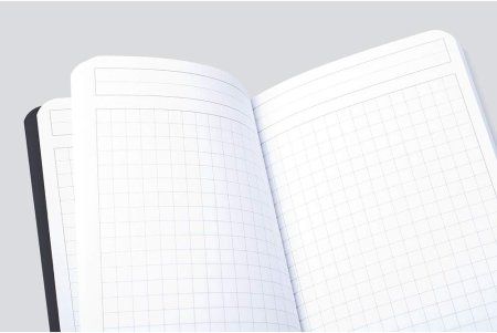 Блокнот RHODIA Unlimited A6 80 г/м2 60 л, в клетку, мягк.обл., на резинке, цвет ассорти RH-118058C