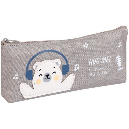 Пенал мягкий MESHU "Happy bear" 210 x 82 x 40 мм, канвас RE-MS_42799