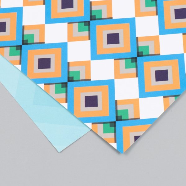 Бумага для скрапбукинга двусторонняя 5 л 30.5 x 32 см 180 г/м2 "Ромбы" SIM-7986330