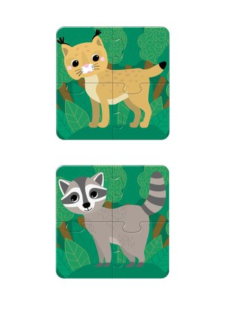 Пазл Baby Toys 24 maxi "Животные леса" KOR-04689