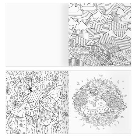 Раскраска для взрослых 228 x 228 мм ТРИ СОВЫ "Антистресс-терапия. Удивительный мир" 64 стр., склейка RE-Pск64_63514