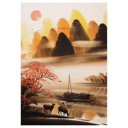 Тетрадь 48л. A5 клетка Greenwich Line "Сalmness" матовая ламинация, ЕВРО RE-NS48-52072