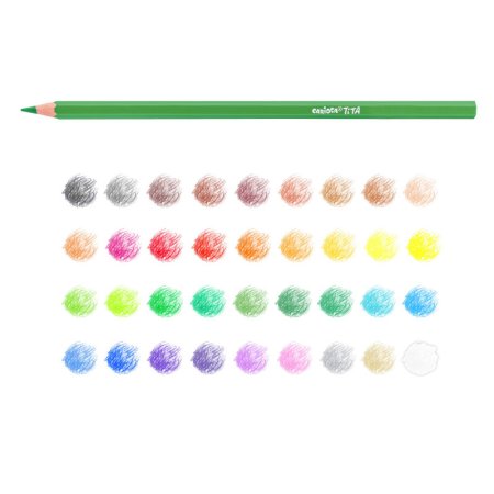 Карандаши цветные пластиковые Carioca "Tita" 36 цв заточенные 42795 42795