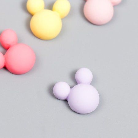 Декор для творчества пластик "Ушки зефирные" МИКС SIM-7706073