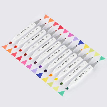 Набор маркеров для скетчинга MESHU 12 цв основные и флуоресцентные цвета RE-MS_38259