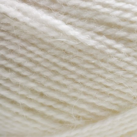 Пряжа Пехорская ПТ "Ангорская теплая" 60% акрил, 40% шерсть 1 х 100 г 480 ± 29 м №001 белый PEH-ANG-001