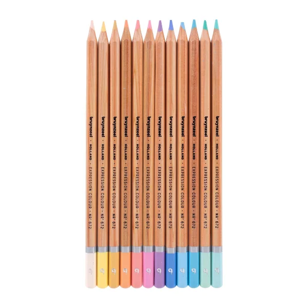 Набор цветных карандашей BRUYNZEEL Expression Colour Pastel 12 цветов в мет. коробке RT60312112