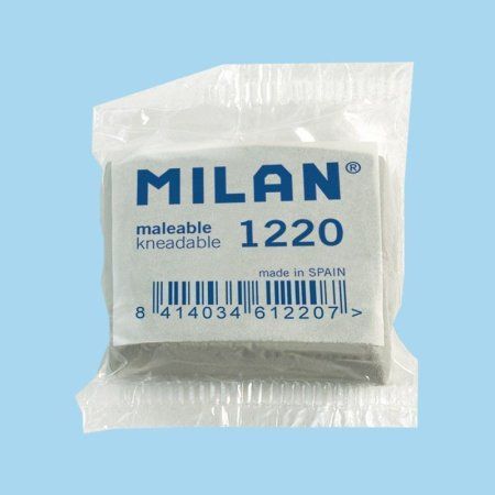Ластик-клячка MILAN "1220" синт.каучук, пласт.бокс, блистер ML-BCM1220C Ластик-клячка MILAN "1220" синт.каучук, пласт.бокс, блистер ML-BCM1220C