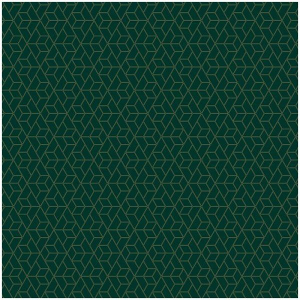 Упаковочная бумага глянцевая MESHU "Dark green" 1л. 70 x 100 см 90 г/м2 RE-М100_41102