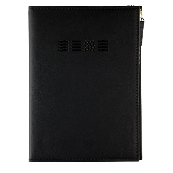 Блокнот-клатч для записей Стихия 80 г/м2, 14.2 x 20.5 см, 80 л, мягкая обложка, черный NP-ST04040