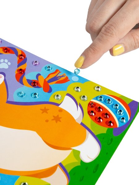 Аппликация стразами "Корги" KOR-05926