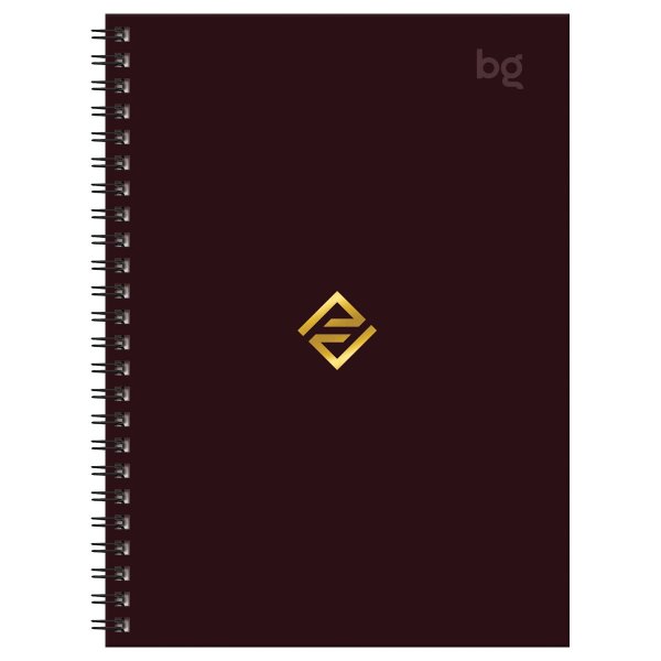 Записная книжка A6 120л. BG "Моноколор. Классика" матовая ламинация, тиснение фольгой, твердая обложка, на гребне RE-ЗКТ6гр120_лм_тф_57211