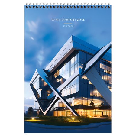 Блокнот A4 80л. BG "Офис" твердая подложка, на гребне RE-Б4гр80_55923