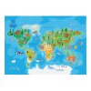 Клеенка для уроков труда Мульти-Пульти "Карта мира" 50 x 70 см, ПВХ RE-CH_50241