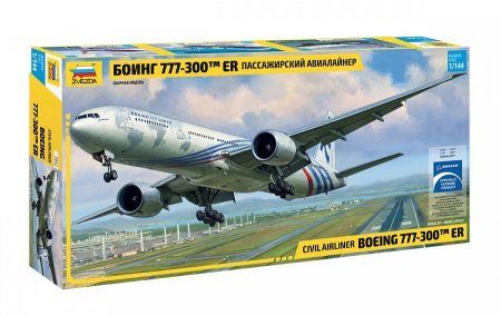 Сборная модель: Самолет "Боинг 777", З-7012