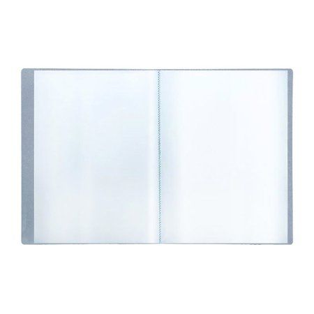 Папка с 80 вкладышами A4 OfficeSpace 30 мм, 600 мкм, серая RE-F80L4_297