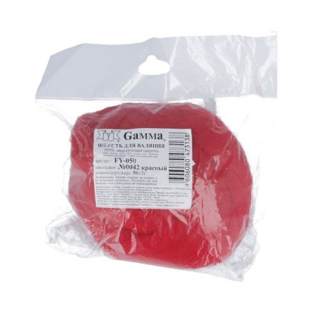 Шерсть для валяния GAMMA 100% мериносовая шерсть 50 г красный FY-050-0042