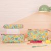 Пенал 1 отделение MILAN Frutikis 23 x 9 x 1.5 см, плоский, зеленый, фруктовый принт ML-081118FK