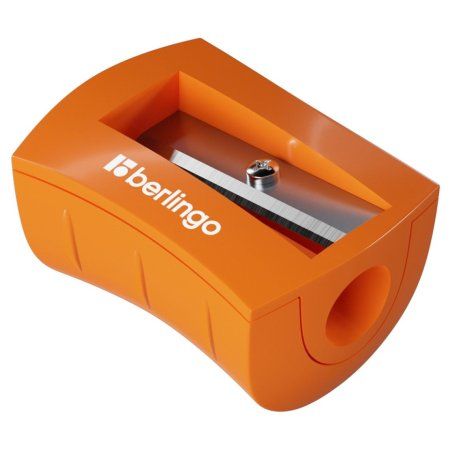 Точилка пластиковая Berlingo "City Style" 1 отверстие, ассорти RE-BBp_15022