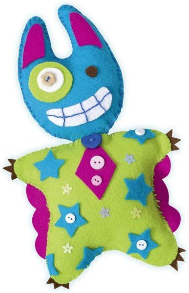 Набор для шитья из фетра FOLIA Little Monster Friends, Gary/Гэри FL-50102