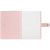 Записная книжка А5 96л. Greenwich Line "Pastel. Pink" ЛАЙТ, кожзам, скрытый гребень, блок в линию RE-NA5_51412