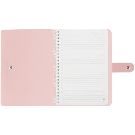 Записная книжка А5 96л. Greenwich Line "Pastel. Pink" ЛАЙТ, кожзам, скрытый гребень, блок в линию RE-NA5_51412