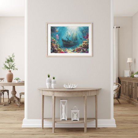 Пазл 1000 элементов ФРЕЯ "Затонувший парусник" PZL-1000/76