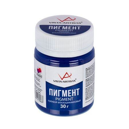 Пигмент сухой VISTA-ARTISTA 30 г голубой фталоцианиновый VAPD-33