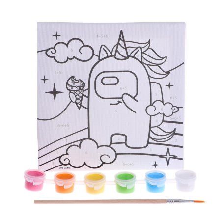 Картина по номерам "Радужный день" 15 x 15 см SIM-7370547