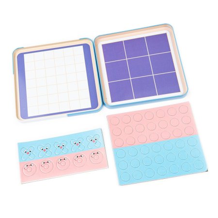 Магнитная игра "Кто первый. Крестики нолики" в жестяной коробке KOR-04301