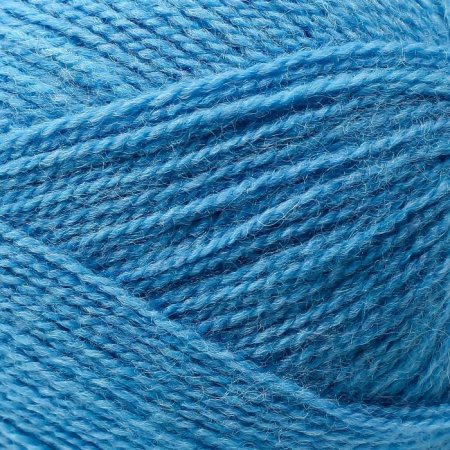 Пряжа Пехорская ПТ "Ангорская теплая" 60% акрил, 40% шерсть 1 х 100 г 480 ± 29 м №005 голубой PEH-ANG-005