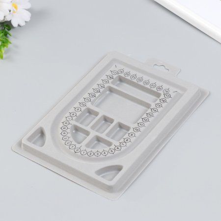 Доска-органайзер для бисероплетения и изготовления изделий из бусин 15.8 x 23 x 1.3 см SIM-9687490