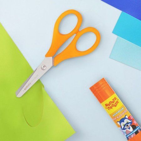 Ножницы детские Мульти-Пульти "Приключения Енота" 12.8 см, ассорти, европодвес RE-MS_15978