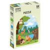 Пазл ТРИ СОВЫ 64 "Звери у реки" RE-ПК64_54549