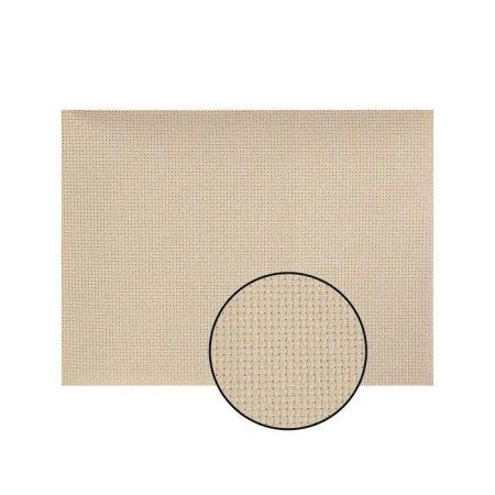 Канва для вышивания №14 76% хлопок, 24% лен 30 x 40 см бежевый SIM-7772614