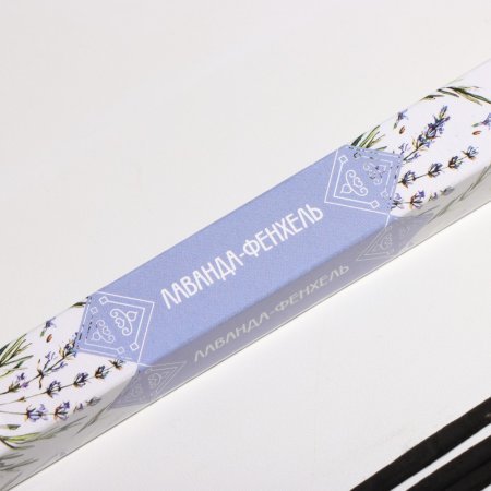 Благовония "Дыхание природы Лаванда-фенхель" 8 палочек SIM-4887790