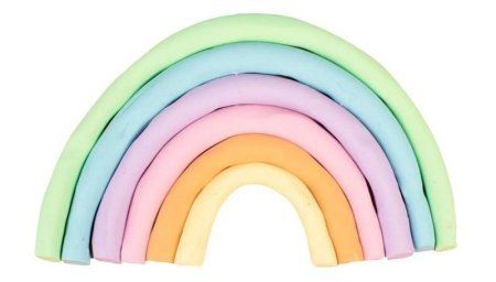 Пластилин JOVI 6 пастельных цветов 90 г растительный, картон, европодвес RE-90/6P