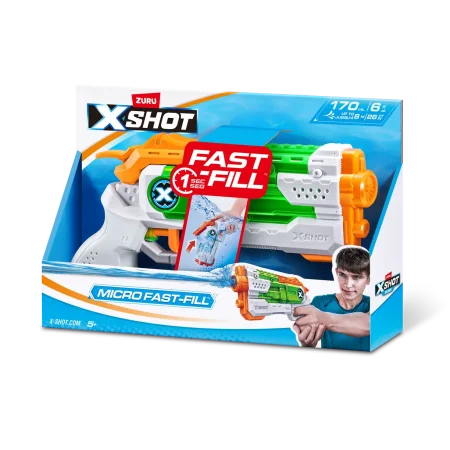 Бластер водный ZURU X-Shot Water FAST-FILL Small IT-56220 Бластер водный ZURU X-Shot Water FAST-FILL Small IT-56220
