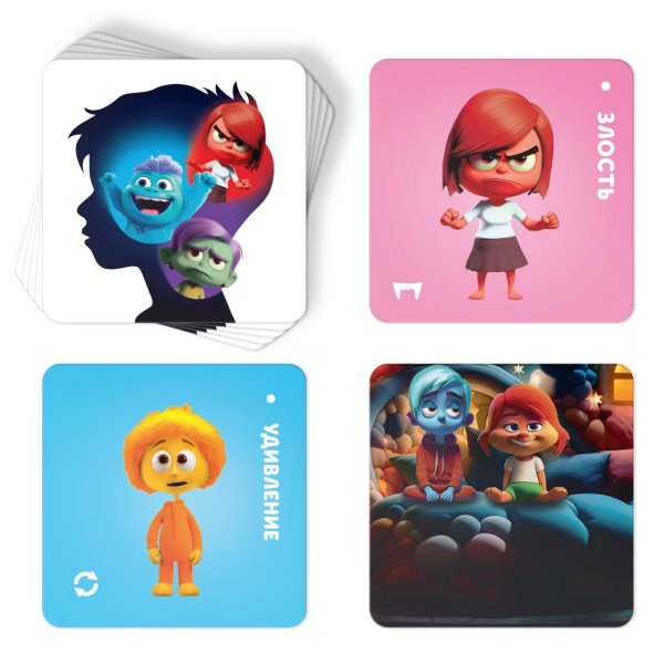 Развивающая игра "Командное мемо. Эмоции" 44 карты 3+ SIM-10166289