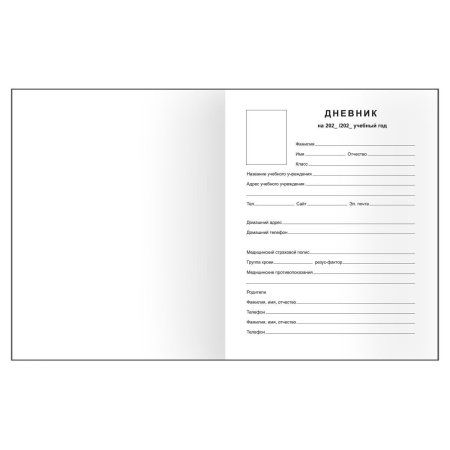 Дневник 1-11 кл. 40л. BG "Белый" на скобе RE-Д5ск40_12598