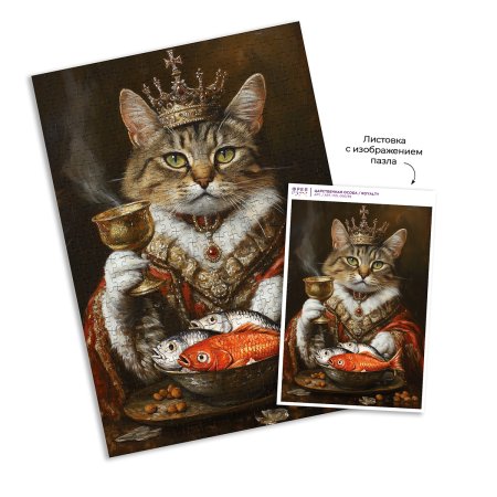 Пазл 500 элементов ФРЕЯ "Царственная особа" PZL-500/94