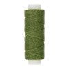 Нитки для кожи вощёные кручёные (полиэстер) "Промысел" 0.45 мм 40 м № 011 зелёный LC-005-011