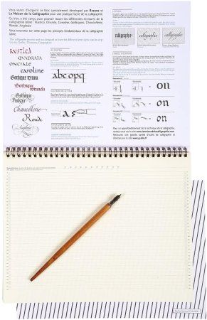 Альбом-тренажер для каллиграфии BRAUSE Calligraphy Practice Pad A4 85 г/м2 50 л, на гребне RH-96450B