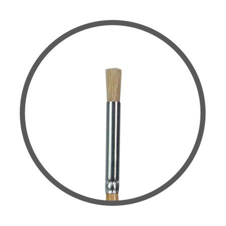 Кисть щетина трафаретная MILAN "20" короткая ручка №2 ML-80313 Кисть щетина трафаретная MILAN "20" короткая ручка №2 ML-80313