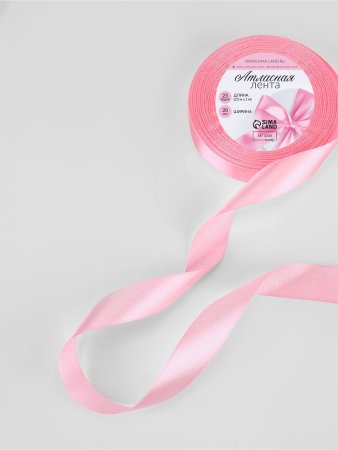 Лента атласная 20 мм x 23 ± 1 м, №147 нежно-розовый SIM-5052104