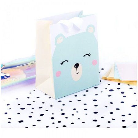 Пакет подарочный MESHU "Little bear" 11 x 14 x 6.5 см, матовая ламинация RE-YCs_33002