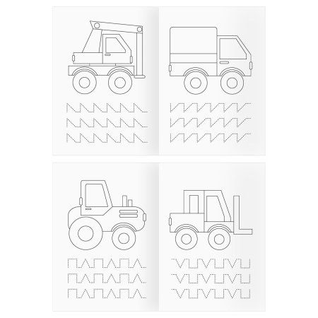 Раскраска А4 ТРИ СОВЫ "Техника" 16 стр. RE-РА4_56208