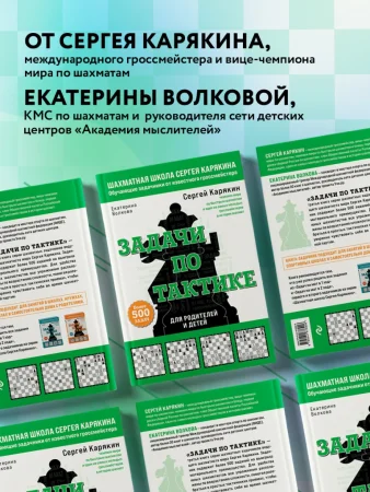 Книга: Шахматы. Задачи по тактике. Более 500 задач EKS-678906