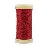 Нитки для вышивания GAMMA Brill мулине М металлик 100% полиэстер 50 м M-121 красный MGB-M-121